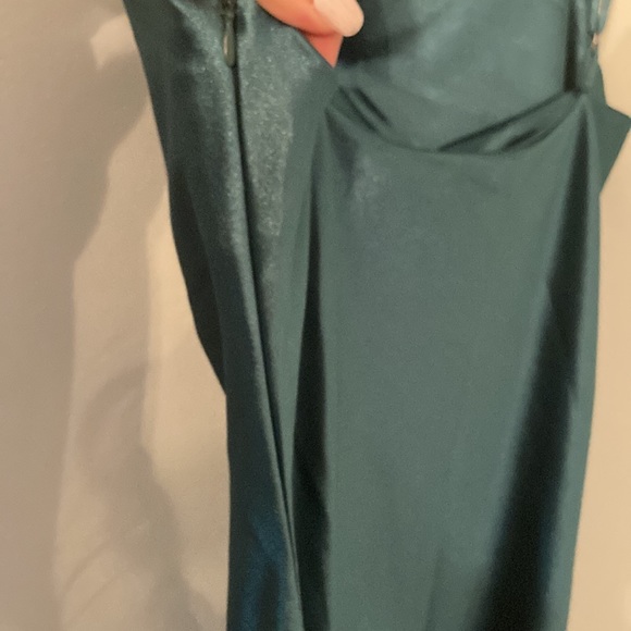 XXXITICAT green satin strap dress - Picture 6 of 10